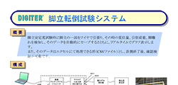 脚立転倒試験システム